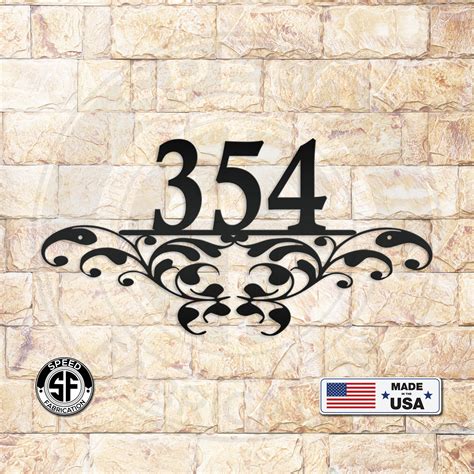 etsy house number metal sign|personalized house number signs.